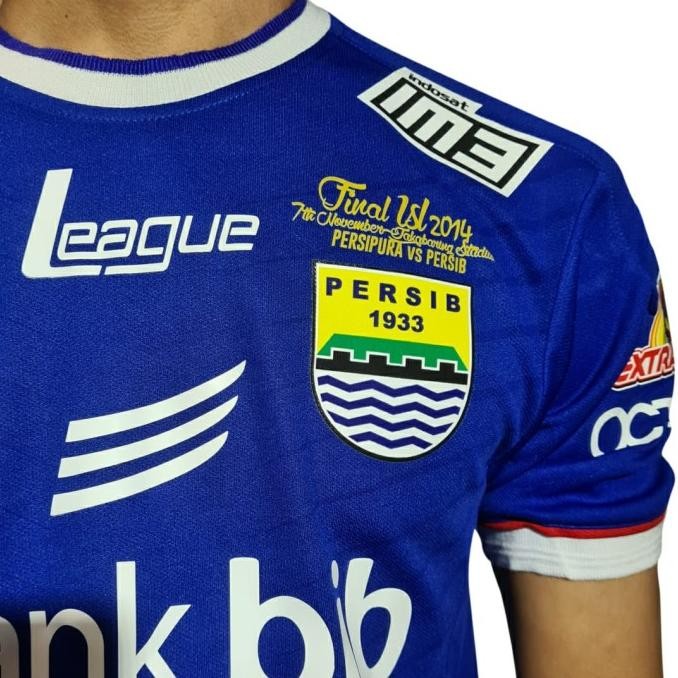 READY STOCK JERSEY RETRO PERSIB 2014 EDISI JUARA 