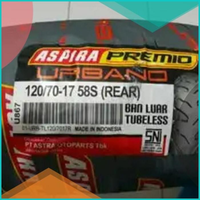 BAN 120/70 17 ASPIRA PREMIO TUBLESS 140BZ4 accessories