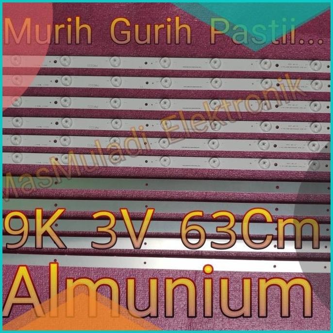 BL 9K 3V Led Lampu Backlight Multi Universal 32 inch 9 kancing 3 Volt