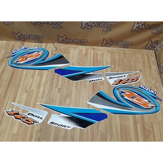 striping Suzuki TS125 imitasi striping Suzuki TS 125 stiker suzuki TS125 stiker TS125 striping TS125