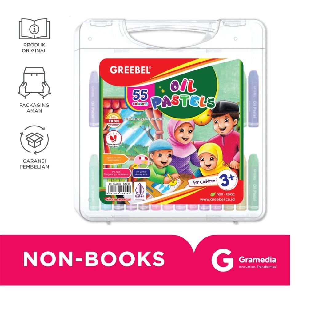 

Gramedia Cirebon - GREEBEL OIL PASTEL PP - 55C HL