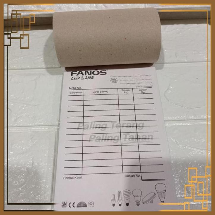 

[GNE] Buku Nota 2 Ply Kecil Nota Kontan Fanos