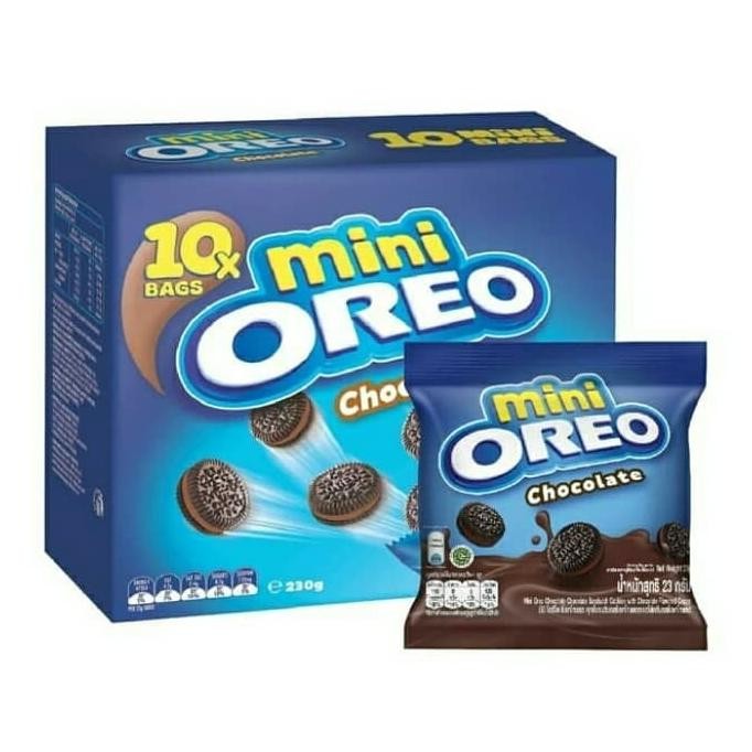 

MINI OREO Biskuit Sandwich 21gr x 10 pcs BOX Original Coklat Strawbery