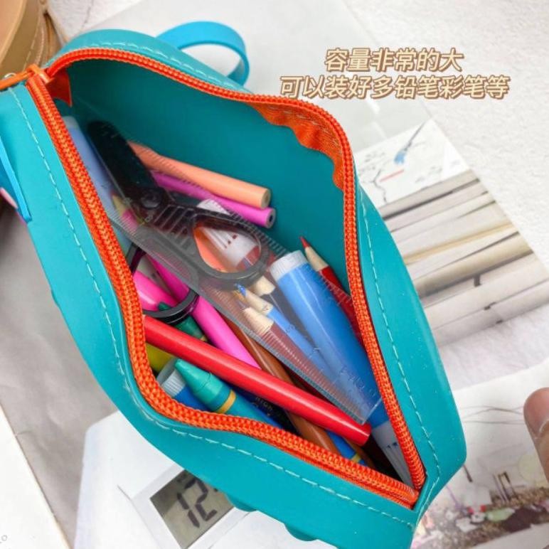 

TERMURAH Tempat Pensil Case Pop It Anak Perempuan Laki Laki Import Kartun Karakter Unicorn Dinosaurus Ur37