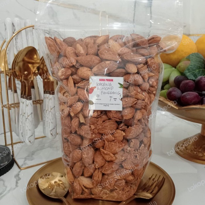 

Kacang Almond Panggang 250 Gram Kualitas Premium