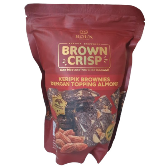 

BROWN CRISP ALMOND KERIPIK BROWNIES 60GR