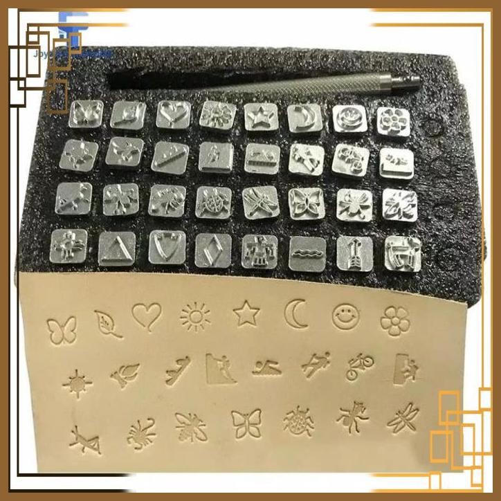 

[WMG] Cetakan stampel embos kerajinan kulit Leather craft Stamp Swivel cutte