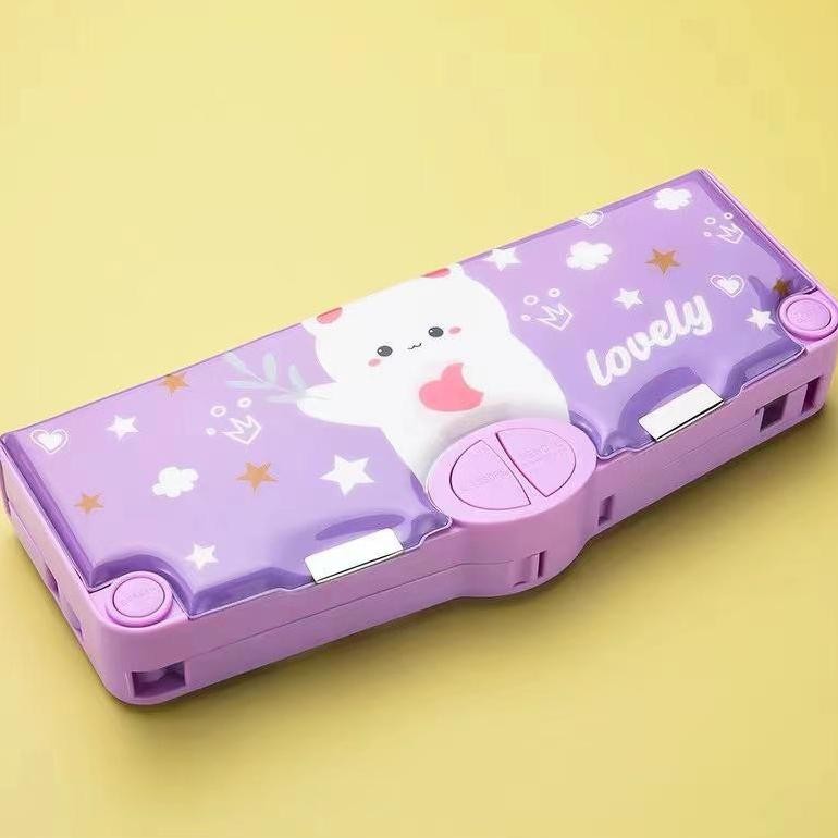 

VIRAL Kotak Pensil Mekanik Serbaguna Anak Sekolah Mekanik Multifungsi Serbaguna Fullset Penggaris Gunting Original sd-5