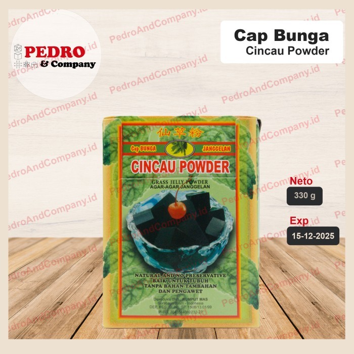 

Cincau powder cap bunga/ agar agar janggelan (33 gr x 10 sachet)
