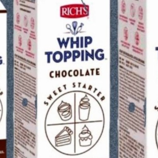 

rich whip topping chocolate 1 Kg