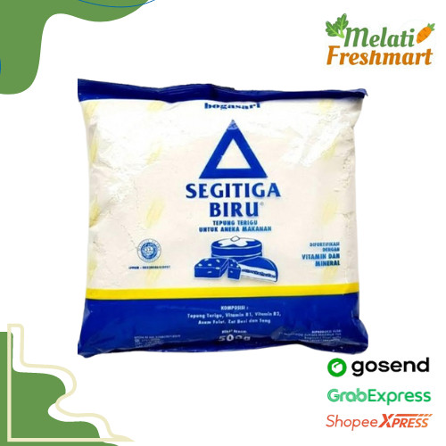 

Tepung Terigu Segitiga Biru 1 kg & 500 gram - Melati Freshmart