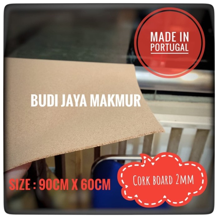 

Ready Cork Board 2mm 90cm x 60cm