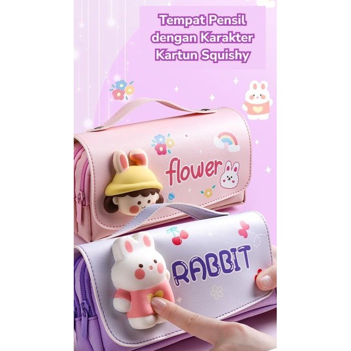 

Ready Kotak Tempat Pensil Squishy 3D Pencil Case Waterproof Jumbo Dijinjing