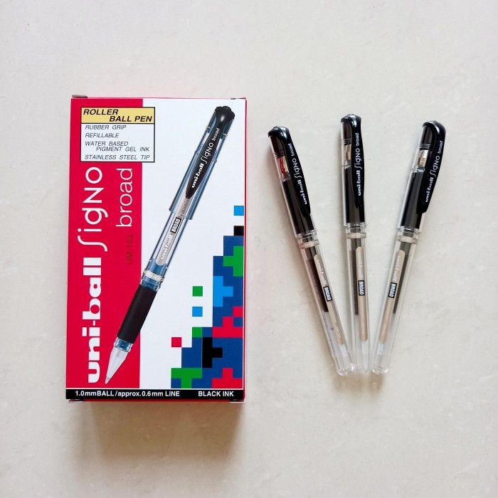 

Ready pulpen/ pen / pena uniball signo broad UM 153/ 1.0 mm