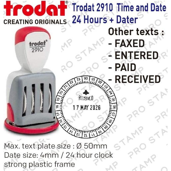 

Stempel Trodat 2910 U24 Jam + Tanggal Tersedia