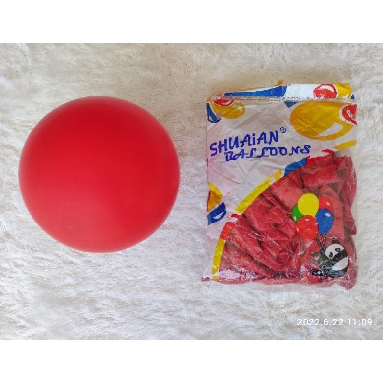 Super Seller Balon Latex Doff/Lateks Warna Doff 12Inch Grosir Tebal 2,8Gr Isi 100Pcs/Pack Et-98