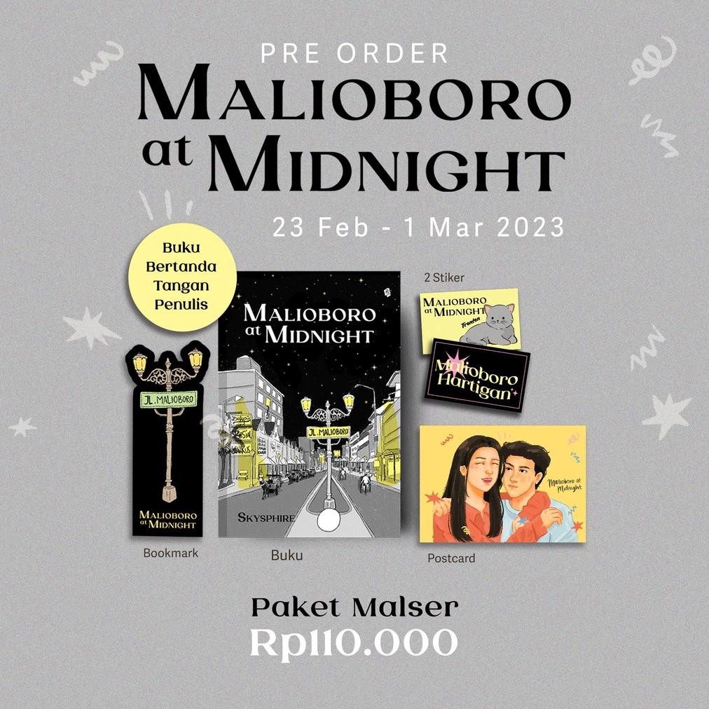 Best Seller Novel Malioboro At Midnight Hardcover - Skysphire - Bukune (Original) / Midnight Diaries