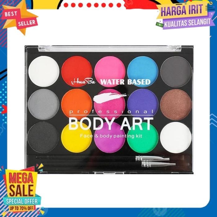 

DISCOUNT FPWC PALET 15 WARNA FACE PAINT WATERCOLOR PAINTING MAKEUP OIL SPECIAL FURUBA