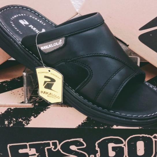 Sandal Kulit Pria Terbaru Pakalolo N 1115 Tan