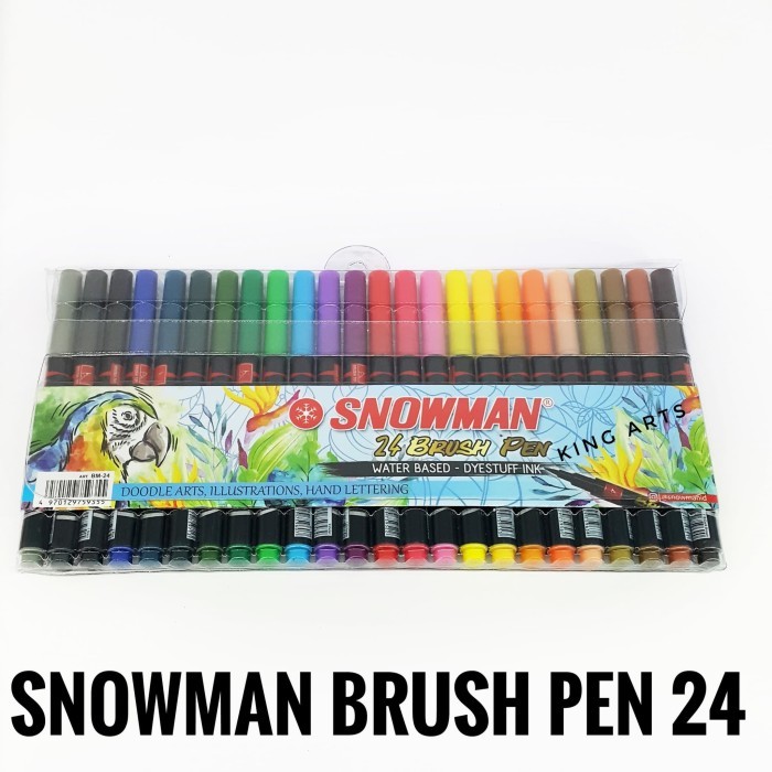 

Ba Snowman Brush Pen 24