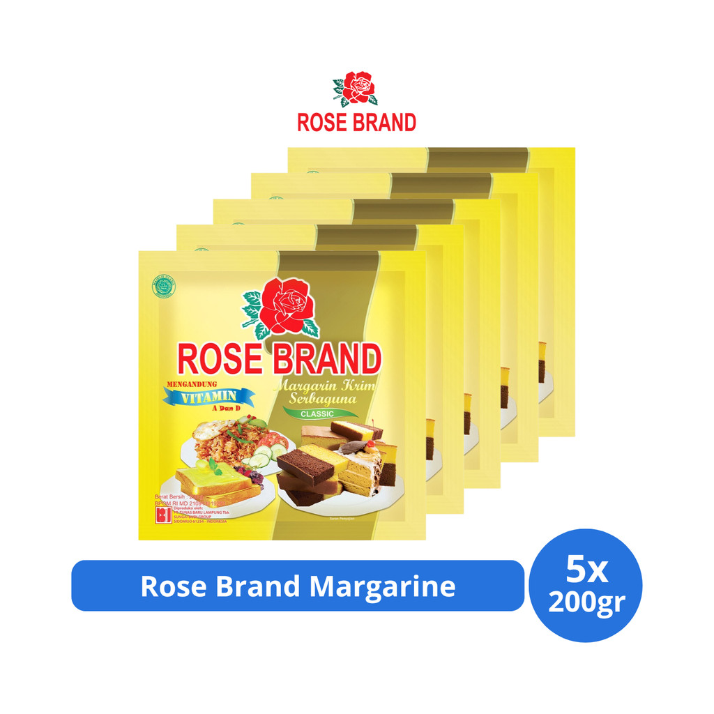 

Rose Brand Margarine 200gr x 5 pcs