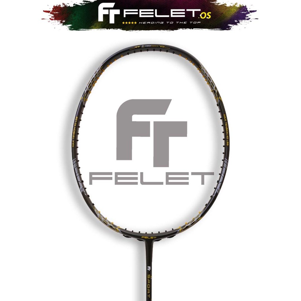 Raket Bulu Tangkis FELET Sport Force MAX TENSION 40LBS 3u/4u |2A3EF2F4|