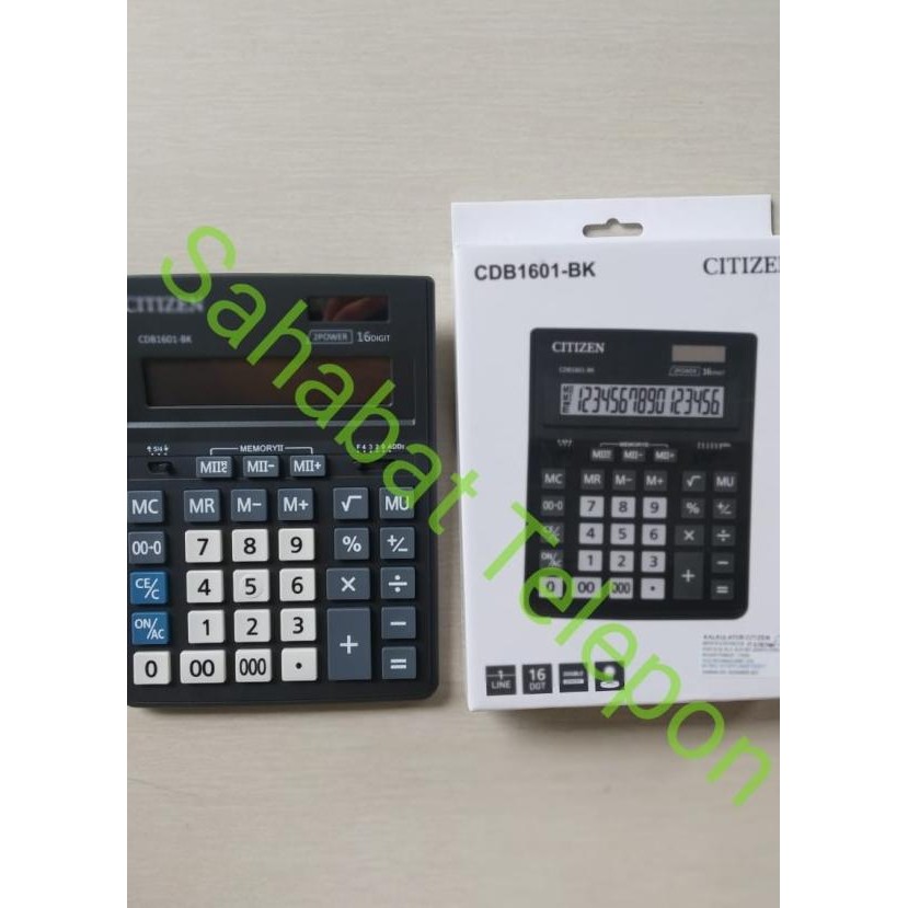 

Kalkulator Citizen Cdb1601-Bk