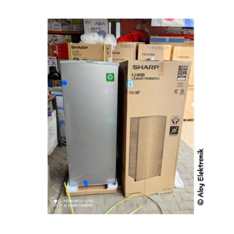 SHARP FREEZER ES BATU 8 RAK FJM 195N - 175 LITER