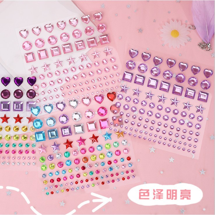 

Hot Promo J2 - Stiker Kristal Bintang Sticker Crystal Star Shiny Heart Di2