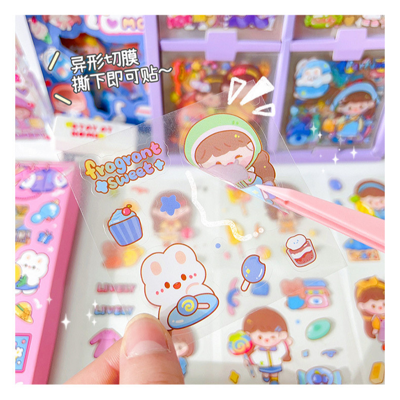 

Penawaran Spesial 100 Lembar Stiker Kartun Lucu Beruang Kelinci Scrapbooking Diy Serpihan Alat Tulis