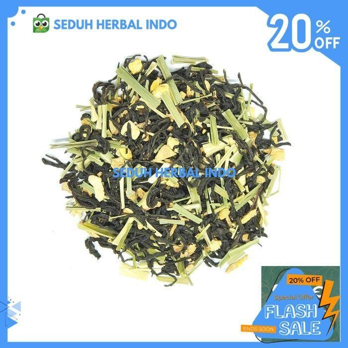 

ZESTY GINGER TEA BLEND - LEMONGRASS GINGER BLACK TEA 15 GRAM TERMURAH