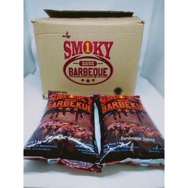 

Dijual!!! Saus Smoky Barbeque 1Kg Perdus Isi 10Pcs