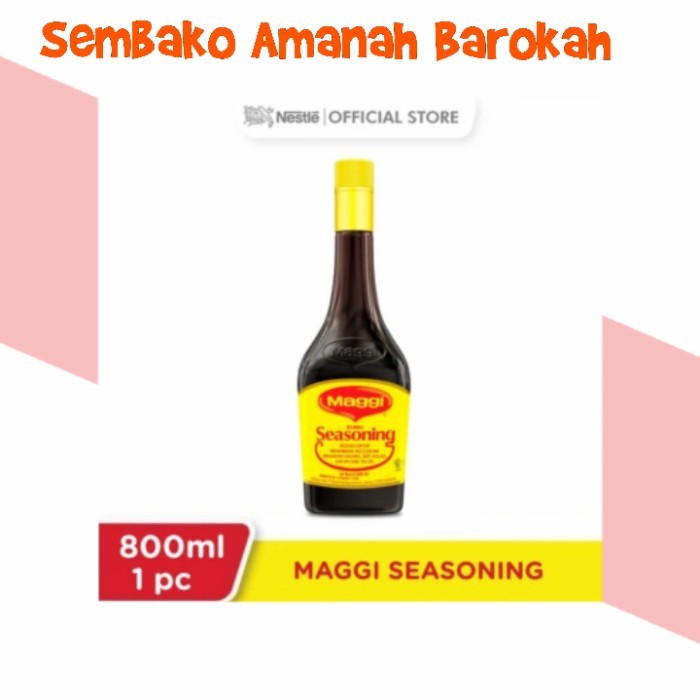 

Dijual!!! Sauce Maggi Seasoning 800Ml