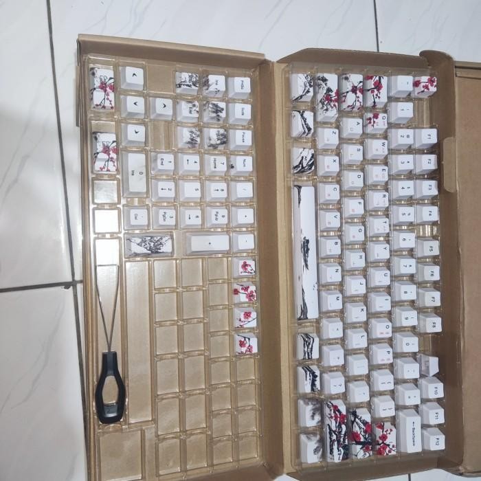 Keycap Keycaps Keyboard Japan Pbt Oem Profile Dye Sublimation Purple