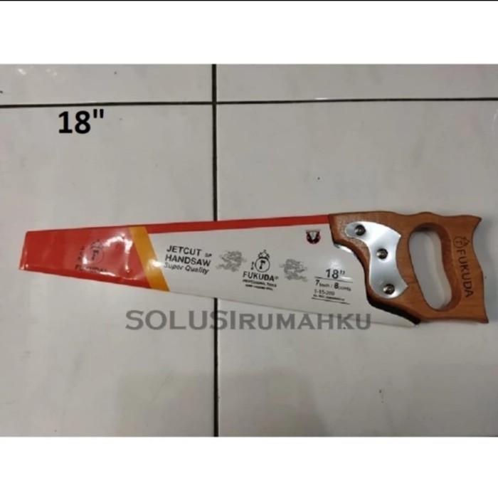 Gergaji Kayu Fukuda 18" Inch / Gergaji Saw Kayu Tangan Manual Fukuda Terbaik