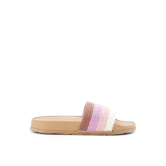 Roxy Slippy Crochet Sandals Wanita Ungu