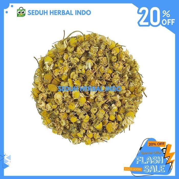 

TEH BUNGA CHAMOMILE / PURE CHAMOMILE FLOWER TISANE TEA 1 KG PRODUK