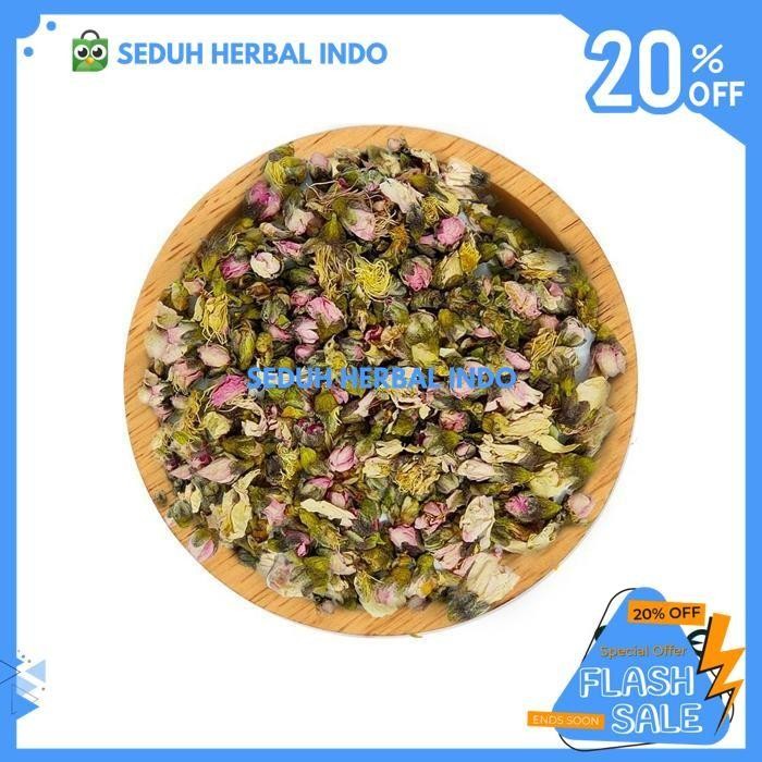 

TEH BUNGA PERSIK / DRIED PEACH BLOSSOM FLOWER TEA TISANE 1 KG GRATIS
