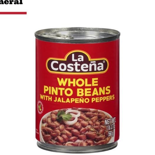 

La Costena Whole Pinto Bean 560 gram - Kacang Merah / Kacang Pinto