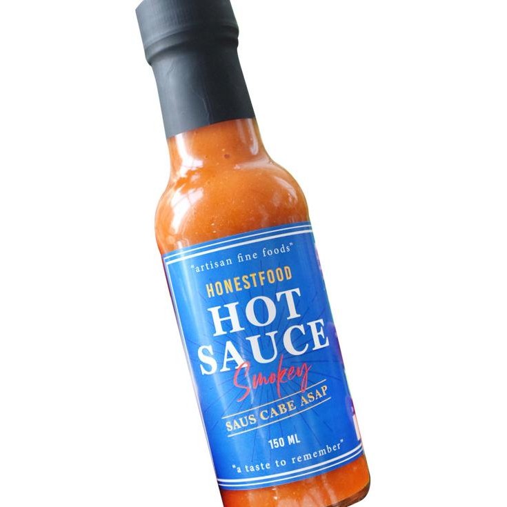 

Hot Sauce Honestfood - Saus Sambal Cabe Asap, saus tabasco pedas