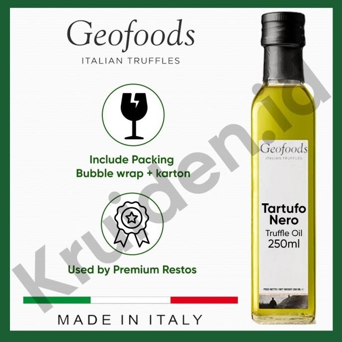 

Premium Bla Truffle Oil 250 ml Geofoods imported Italy Tartufo Nero