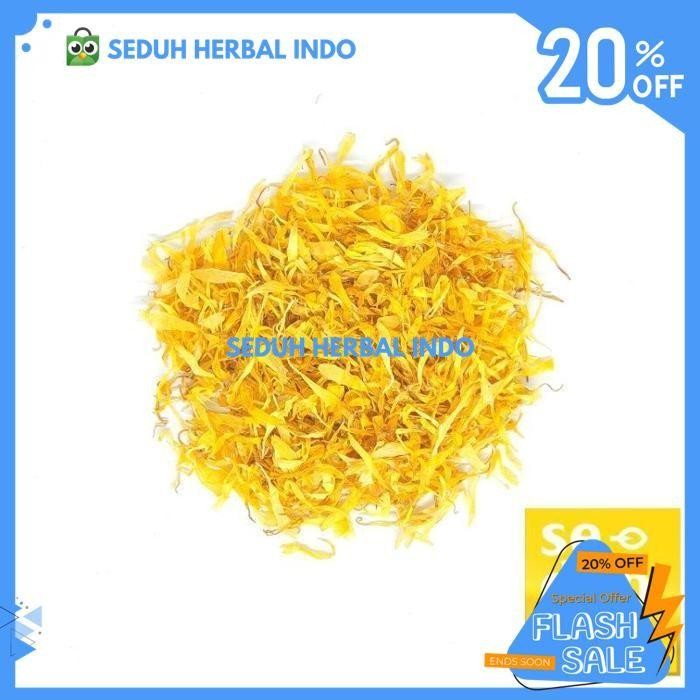 

TEH BUNGA CALENDULA / DRIED CALENDULA PETALS TEA 100 GRAM BEST SELLER