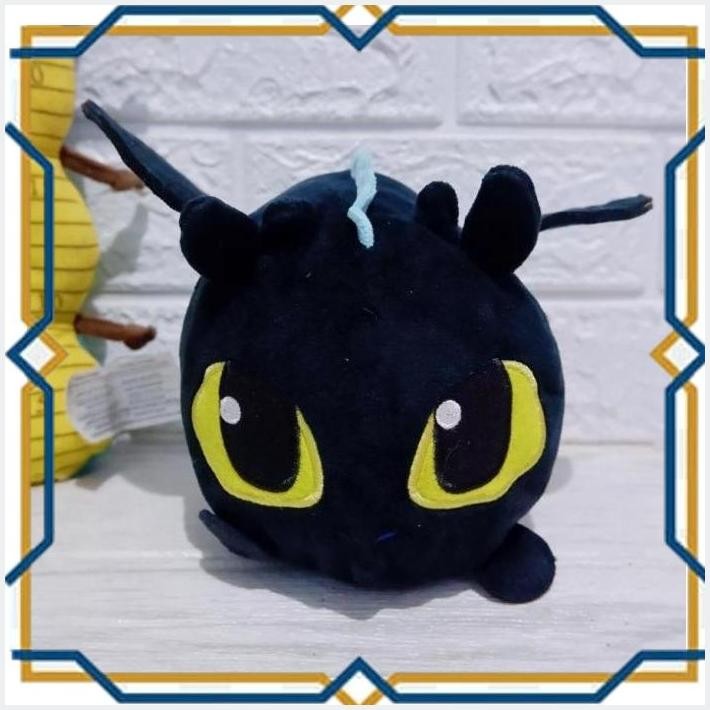 [KAU] BONEKA TOOTHLESS DRAGON HITAM