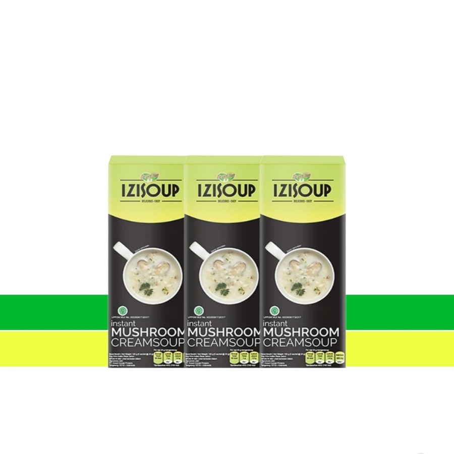 

IZISOUP Mushroom Cream Sup Instan Rasa Jamur 300 g