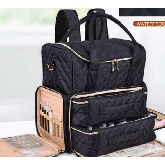 Tas Home Service Nail Art Bag - Multifungtion Bapa Ransel Pouch