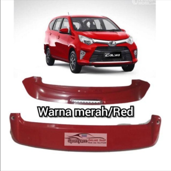 Spoiler Calya / Sigra Model Sporty With Lampu