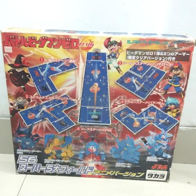 B Daman Battle Super 5 Fields Original Takara Tomy Berkualitas