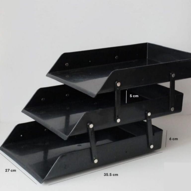 

COD HD Rak 3 Susun/Laci Dokumen/Rak Organizer/Rak Kertas Meja/Penyimpanan/Elevatet Tray fsd-34