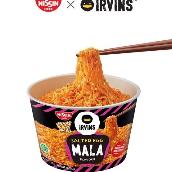

Nissin X Irvins Mala Ed Egg Instant Noodle Bowl