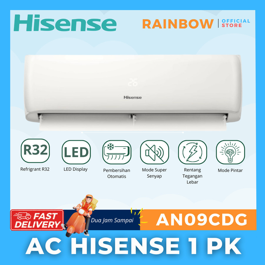 AC HISENSE 1 PK ANC09CDG
